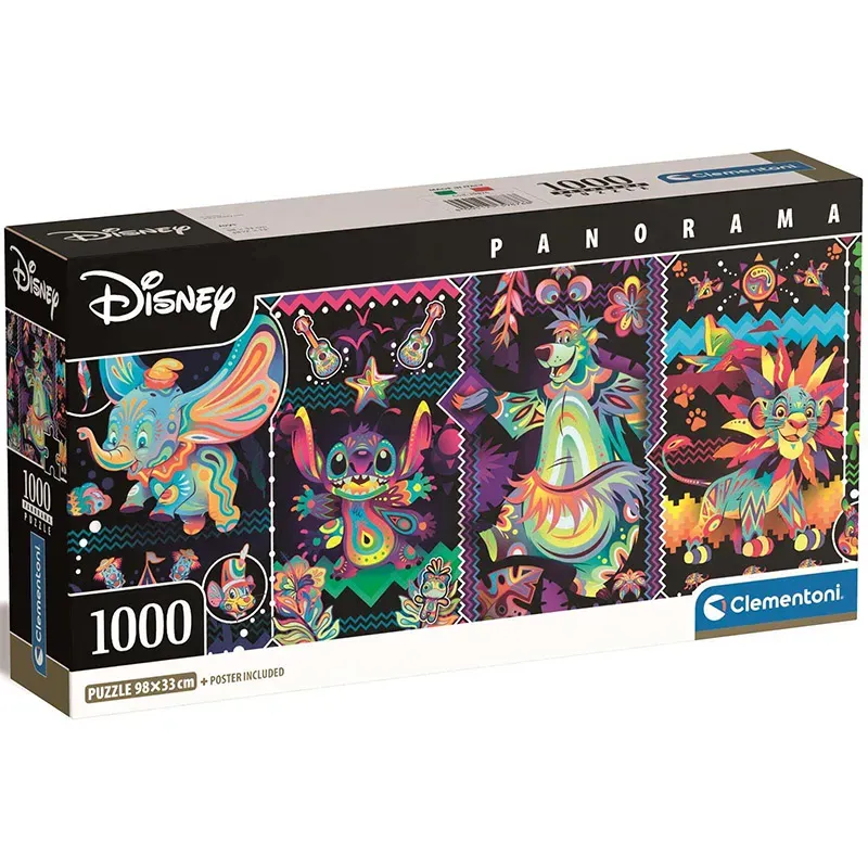 Comprar Puzzle Clementoni Disney Clásicos panorámico 39876