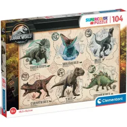 Comprar Puzzle Clementoni Jurassic World de 104 piezas 27179