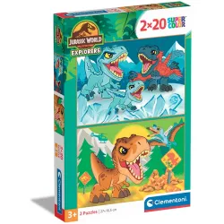 Comprar Puzzle Clementoni Jurassic World de 2x20 piezas 24810