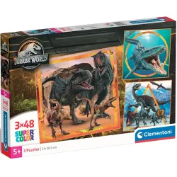 Comprar Puzzle Clementoni Jurassic world de 3x48 piezas 25314