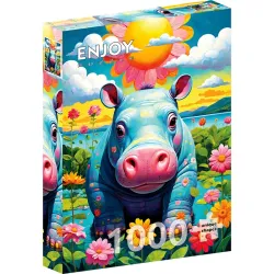 Comprar Puzzle Enjoy puzzle Hipopótamo soleado de 1000 piezas 2152
