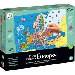 Comprar Puzzle Didáctico Países De Europa de 125 piezas