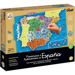 Comprar Puzzle Didáctico Provincias y Autonomías de España 137 piezas