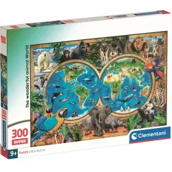 Comprar Puzzle Clementoni El maravilloso mundo animal de 300 piezas
