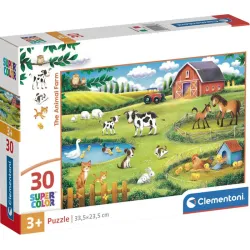 Comprar Puzzle Clementoni La granja de animales de 30 piezas 20286
