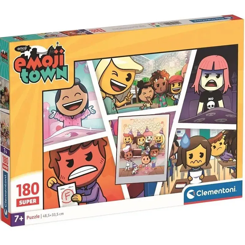 Comprar Puzzle Clementoni Emoji Town de 180 piezas 29067