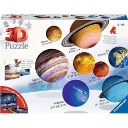 Comprar Puzzle 3D Ravensburger Sistema Solar de 540 Piezas 116683