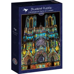 Comprar Bluebird Puzzle Catedral de Reims en Lumière de 1000 piezas