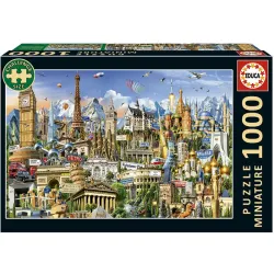 Educa - Puzzle - Mapa Político del Mundo - 1000 Piezas 46 x 30 cm | A Partir de 14 Años (16764) : Varios