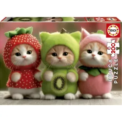 Puzzle Educa De 300 Piezas – Amigos Del Cesto, 40x28 Cm, Piezas Grandes, Recomendado A Partir De 6 Años, Con Tintas Vegetales